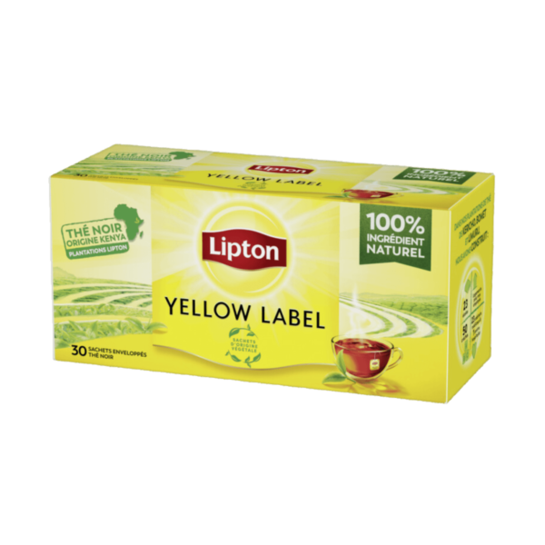 Thé Noir Lipton Origine Kenya 60 G