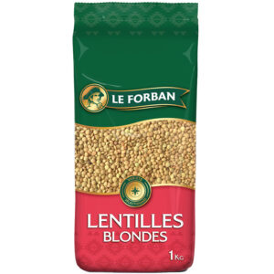 LE FORBAN Lentilles Blondes 1 kg
