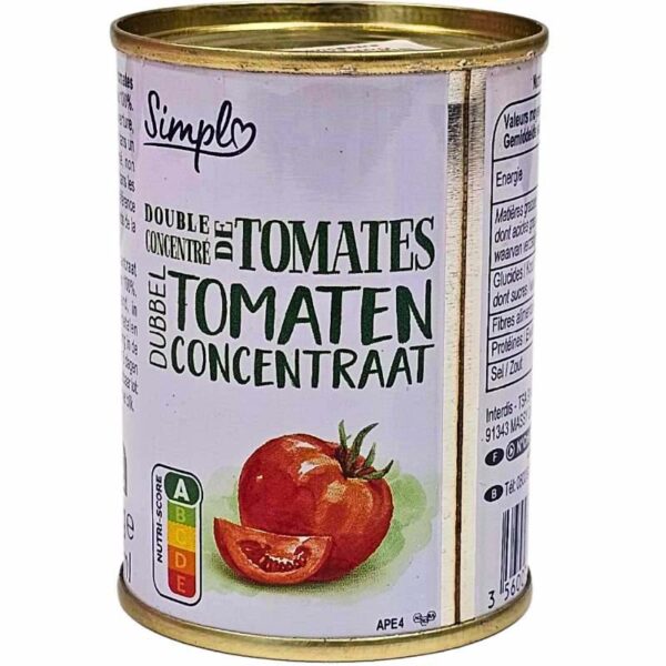 SIMPL Double Concentré de Tomates 140G