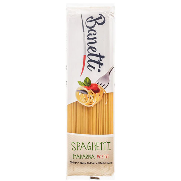 BANETTI Spaghetti - Makarna Pasta 500 g