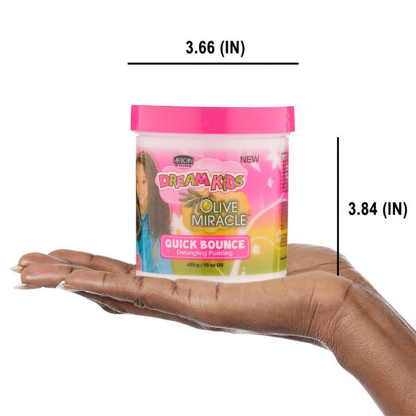 AFRICAN PRIDE Dream Kids Olive Miracle – Pudding Démêlant Quick Bounce (425 g) – Image 2