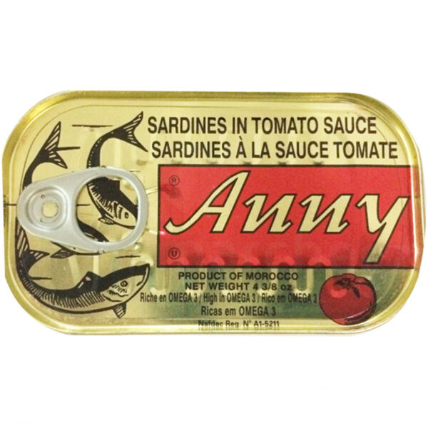 ANNY Sardines à la Sauce Tomate 125G