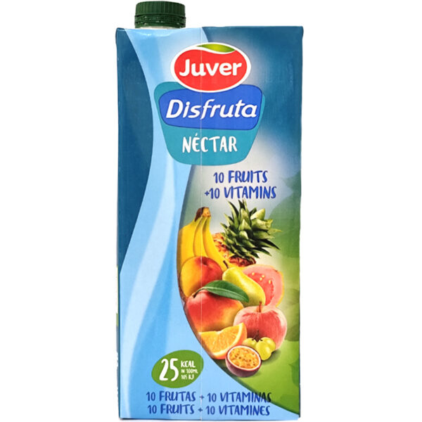 JUVER DISFRUTA 10 Fruits +10 Vitamines 1 L