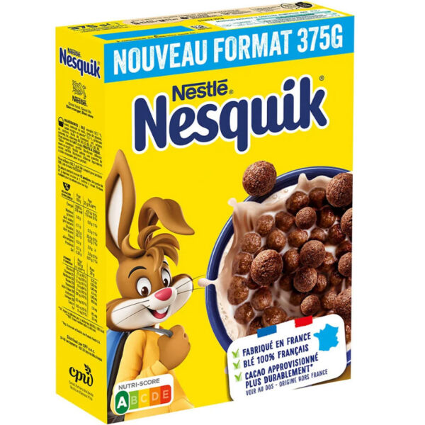 NESTLE Céréales Nesquik Chocolat 375G