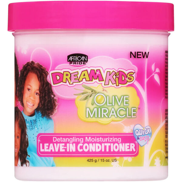 AFRICAN PRIDE – Dream Kids Olive Miracle Leave-In Après-Shampoing (425 g)
