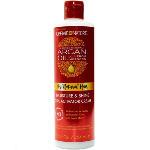CREME OF NATURE – Crème Activatrice de Boucles à l’Huile d’Argan (354 ml)