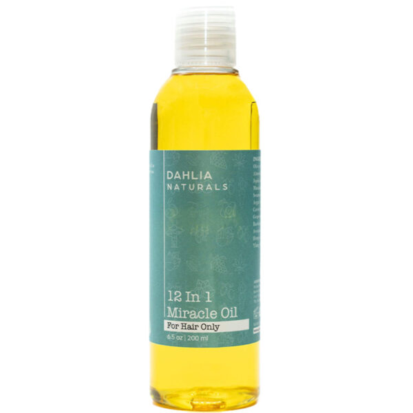 DAHLIA NATURALS – Huile Miracle 12 en 1 (200 ml)