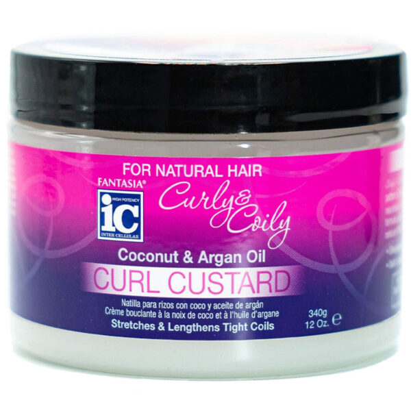 IC FANTASIA – Crème Bouclante à la Noix de Coco & Huile d’Argan (340 g)