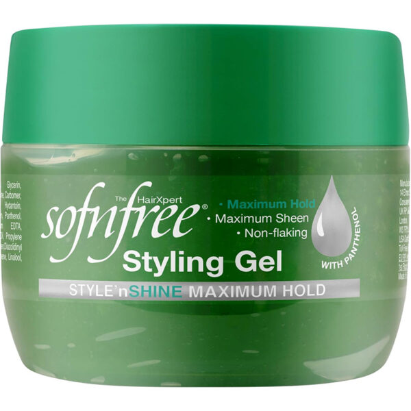 SOFN'FREE – Gel Coiffant Style’n Shine (250 ml)