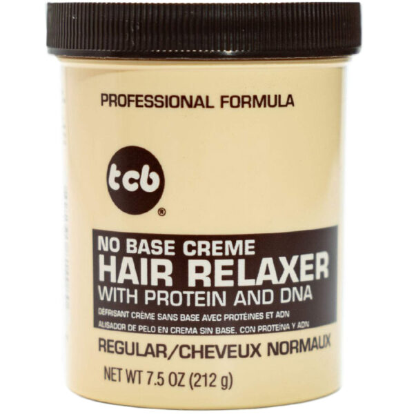 TCB – Défrisant Crème Sans Base - Cheveux Normaux (212 g)
