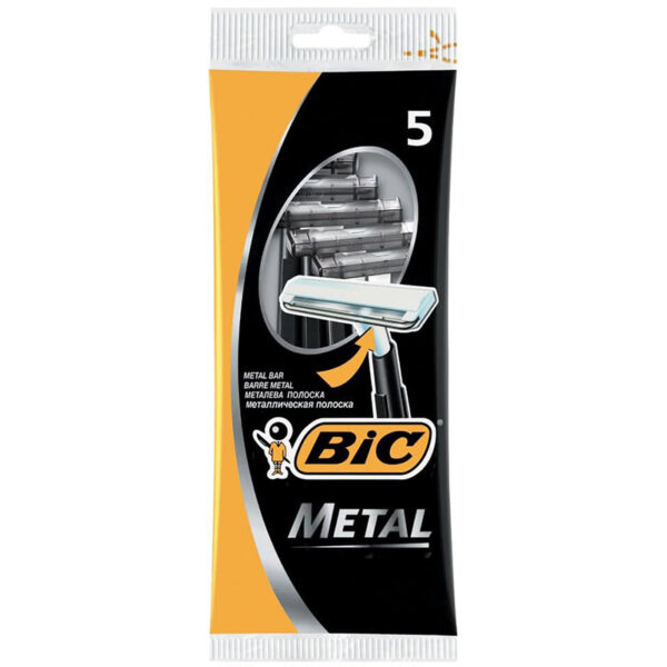 BIC - Rasoirs Jetables Metal (5 unités)