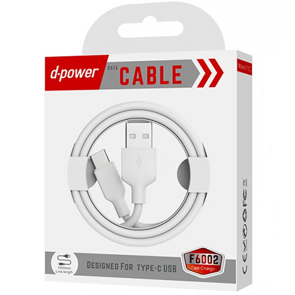 D-POWER – Câble USB Type-C 1m (F6002)