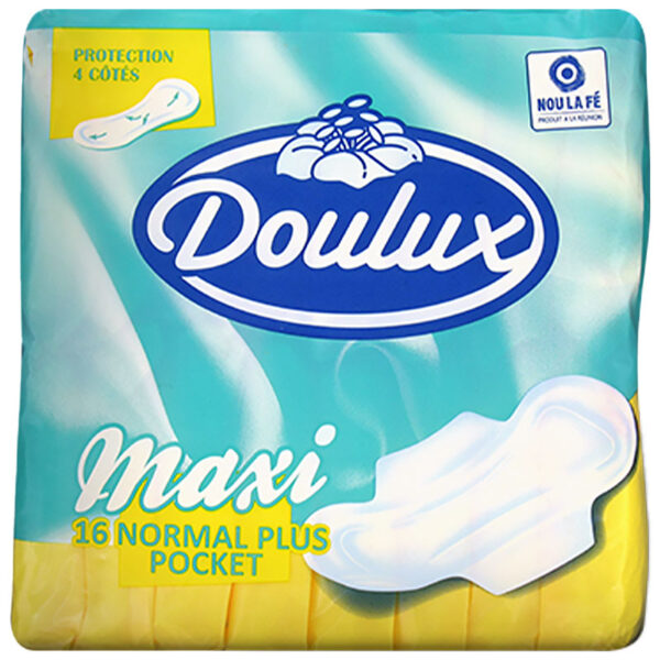 DOULUX Maxi - Serviettes Hygiéniques Normal Plus Pocket (x16)