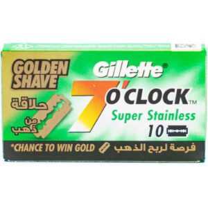 GILLETTE 7 O'CLOCK – Lames de Rasoir (x10)
