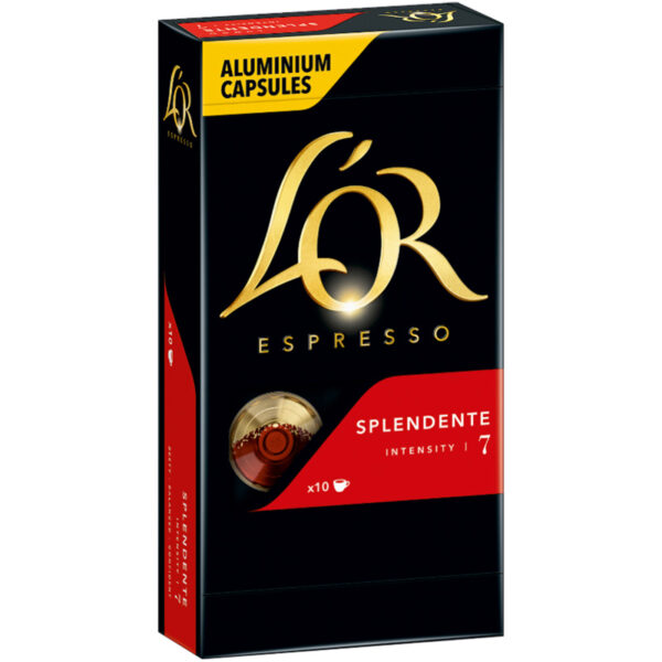 L'OR - Capsules Espresso Splendente (x10) 52 g