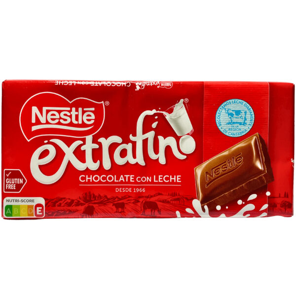 NESTLÉ - Tablette de Chocolat au Lait Extra-Fin 123 g