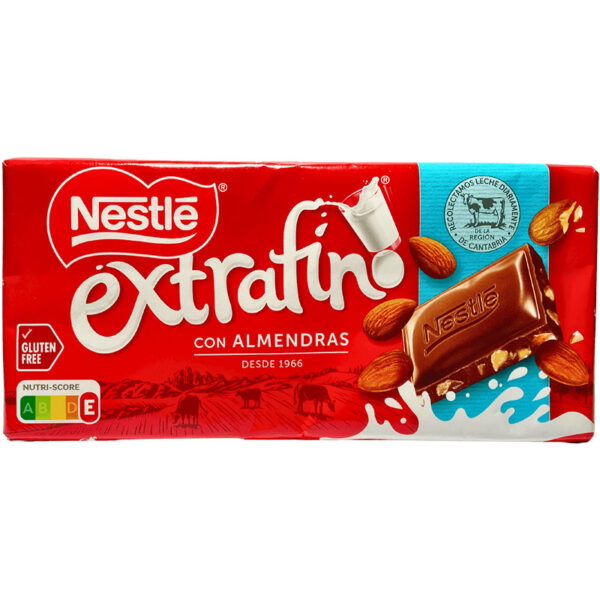 NESTLÉ - Tablette de Chocolat aux Amandes 123 g