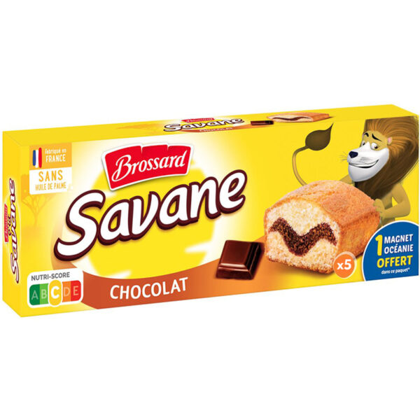 BROSSARD Savane Chocolat (x5) 150 g