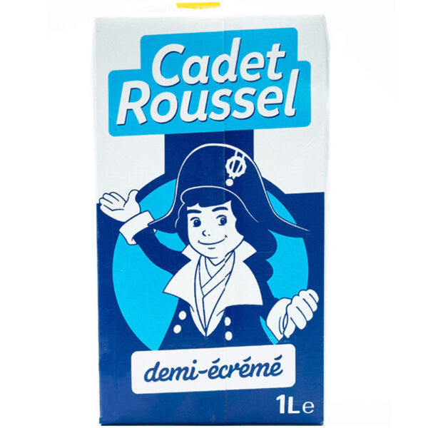 CADET ROUSSEL Lait Demi-Écrémé 1 L