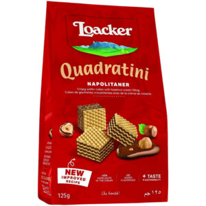 LOACKER Quadratini Gaufrette Noisette 125 g