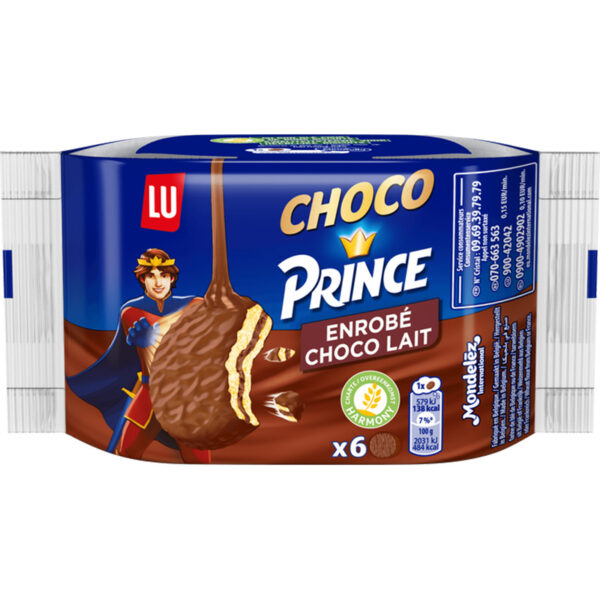 LU Choco Prince Choco Lait (x6) 171 g