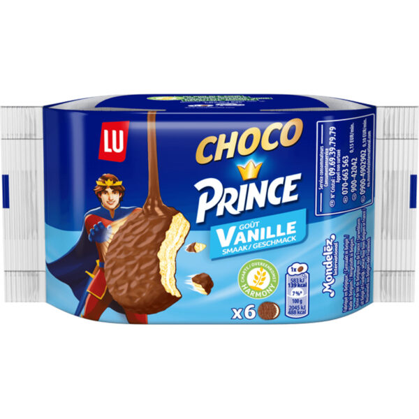 LU Choco Prince Vanille (x6) 171 g