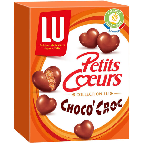 LU Petits Cœurs Choco'Croc 90 g