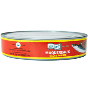DÉLICES DES ÎLES Maquereaux Sauce Tomate 425 g