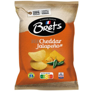 BRETS Chips saveur Cheddar Jalapeño 125 g